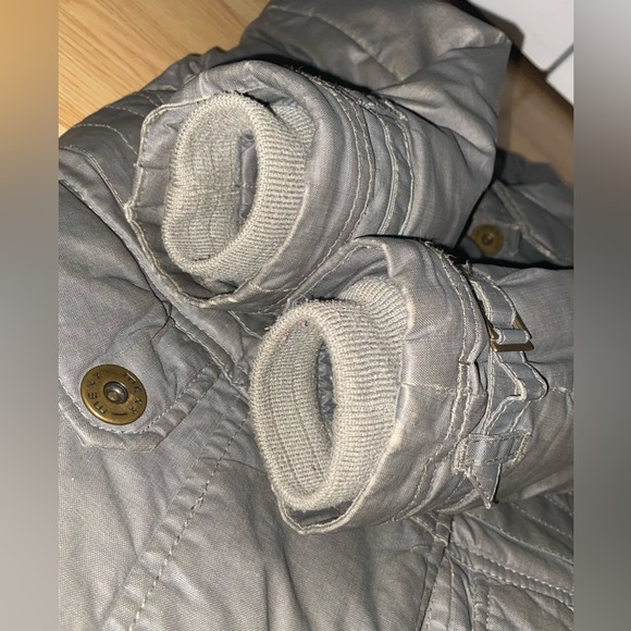 MEXX dark sage/green Fall/spring jacket for girls in a size 3-4 - Picture 15 of 16